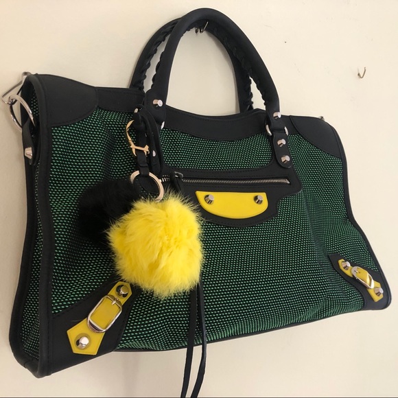 SOLD! Balenciaga Classic City Mesh Limited Edition Green - Picture 7 of 16